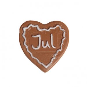 Julenissetilbehør - Pepperkake - 3 cm Julenissetilbehør - Pepperkake - 3 cm