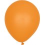 Ballonger ensfargede - Premium 45 cm - Oransje - 5-pakning