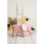 Stor elefant - 90 cm - Rosa