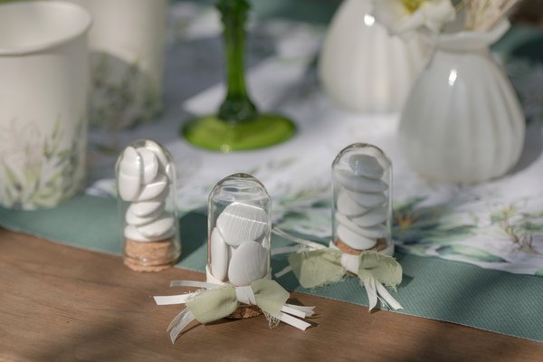 Mini glassflaske med kork