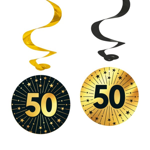 Swirls - 50 år - Gull - 4-pakning Swirls - 50 år - Gull - 4-pakning