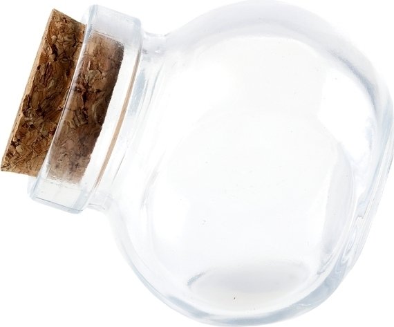 Mini glassflaske med kork Mini glassflaske med kork