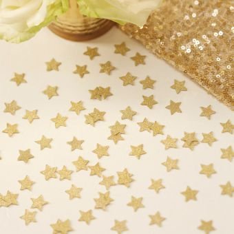 Konfetti - Stjerner - Gullglitter - 14 g Konfetti - Stjerner - Gullglitter - 14 g