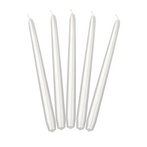 Stearinlys - 10-pakning - Perle