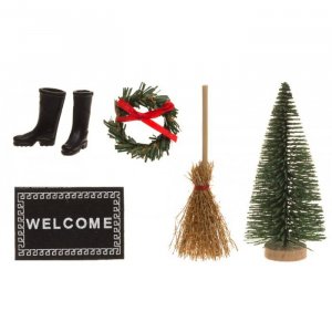 Tilbeh�r til juled�r - 5 deler