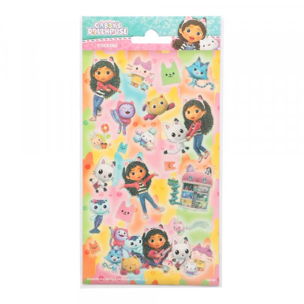 Klistremerker - Gabbys dukkehus - Glitter Klistremerker - Gabbys dukkehus - Glitter