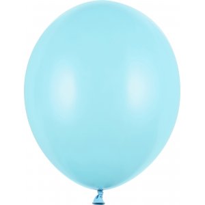 Pastellballonger - Premium 27 cm - Lysebl - 10-pakning