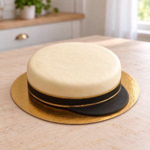 Studentkake - Pakke - 1 kg marsipan og spiselig gullmaling