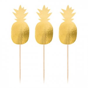 Kakepinner - Ananas - Gull Kakepinner - Ananas - Gull
