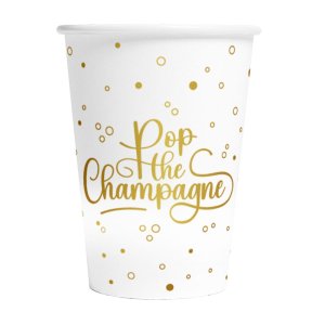 Pappkrus - Pop the Champagne - 210 ml - 8-pakning Pappkrus - Pop the Champagne - 210 ml - 8-pakning