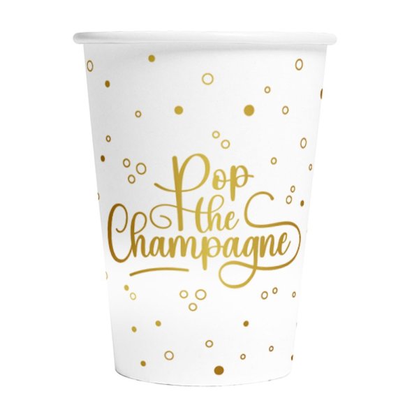 Pappkrus - Pop the Champagne - 210 ml - 8-pakning Pappkrus - Pop the Champagne - 210 ml - 8-pakning