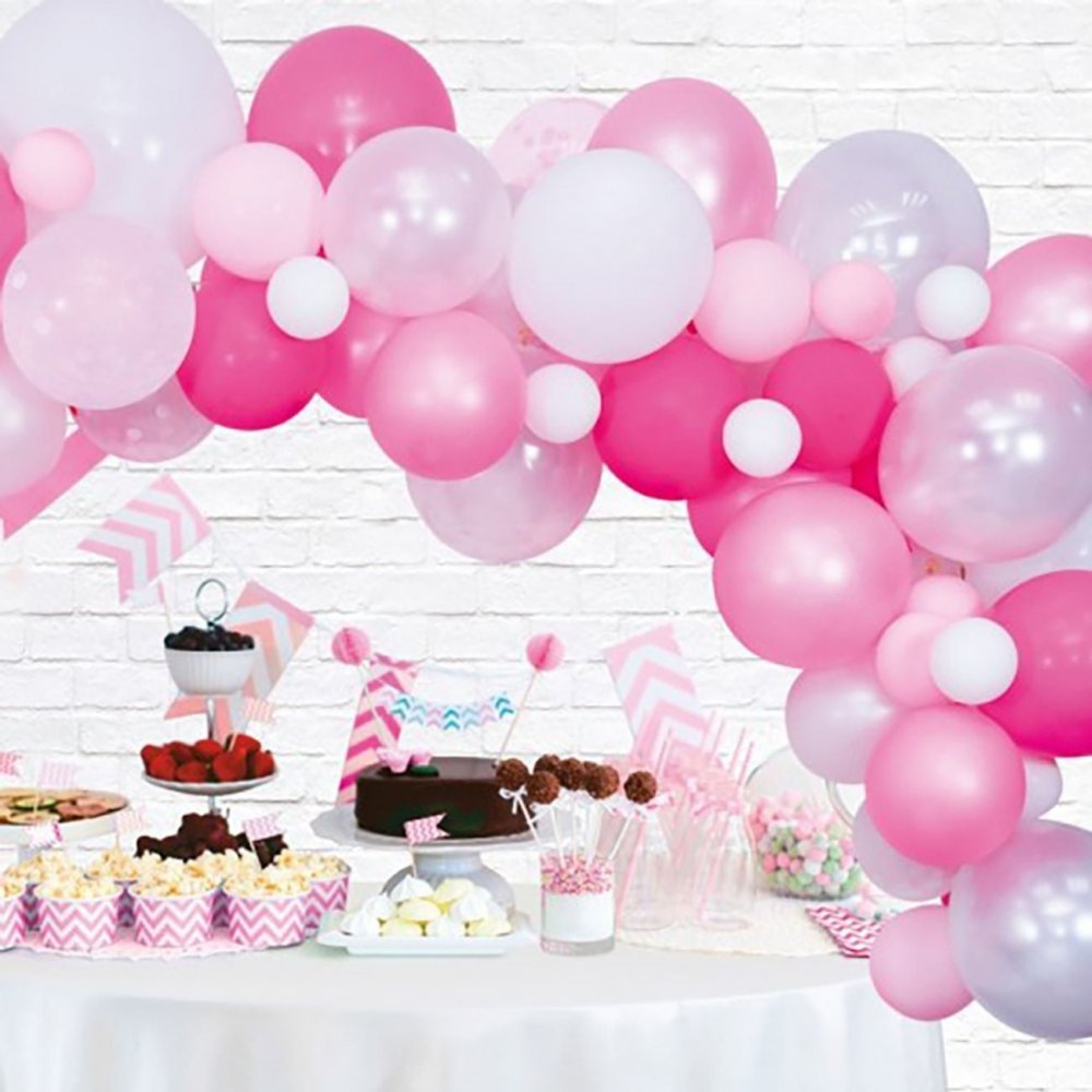 Ballongbue – Rosa – 70-pakning – Ballongbuer, Ballonger