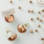 Bordkortholder - Ball Rose Gold - 6-pakning
