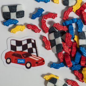 Strøssel - Racerbiler - PME - 25 g Strøssel - Racerbiler - PME - 25 g