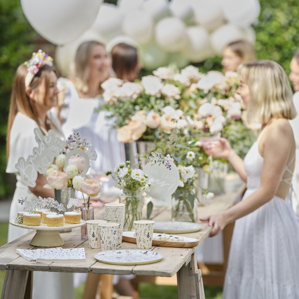 Papirkopper - Blomstermotiv - 8-pakning Papirkopper - Blomstermotiv - 8-pakning