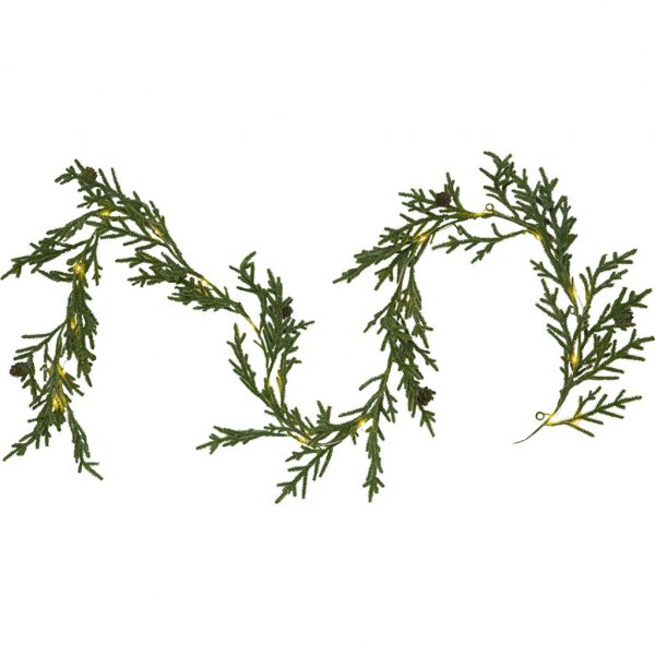 Juletrengkrans med kongler - LED - Lummer Juletrengkrans med kongler - LED - Lummer