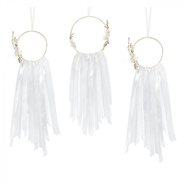Drømmefanger - 3-pakning - Hvit Drømmefanger - 3-pakning - Hvit