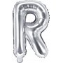 Bokstavballonger - Slv - 35 cm - Bokstav: R