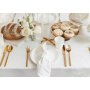 Papirtallerkener med ornamenter - Hvit - 23 cm