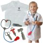 Doktorkostyme med tilbeh�r 3-8 �r
