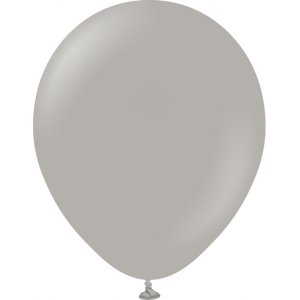 Ballonger ensfarget - Premium 30 cm - Gr