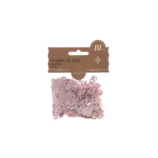 Konfetti 10 - Rosegull - 1 cm Konfetti 10 - Rosegull - 1 cm