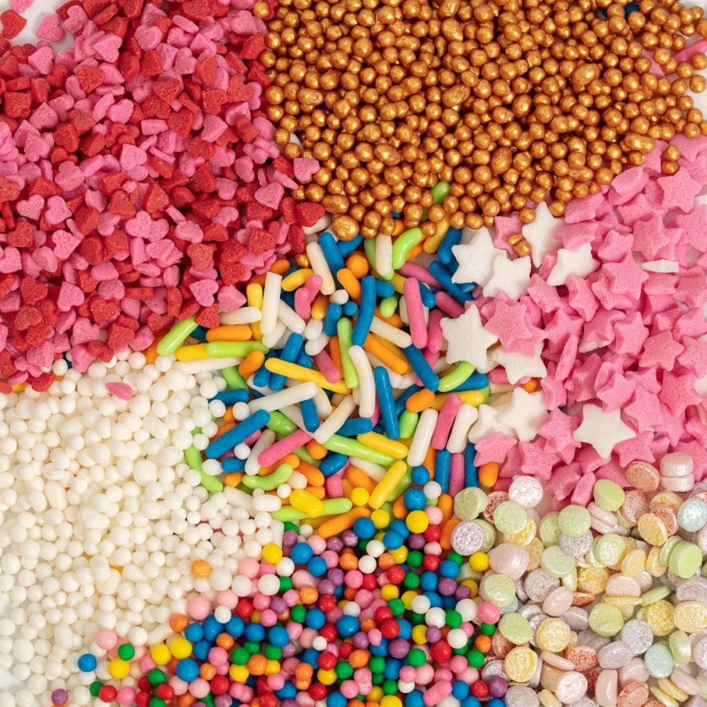 Strøblandinger - 7 favoritter - PME - 42g - Strøssel, Sprinkles