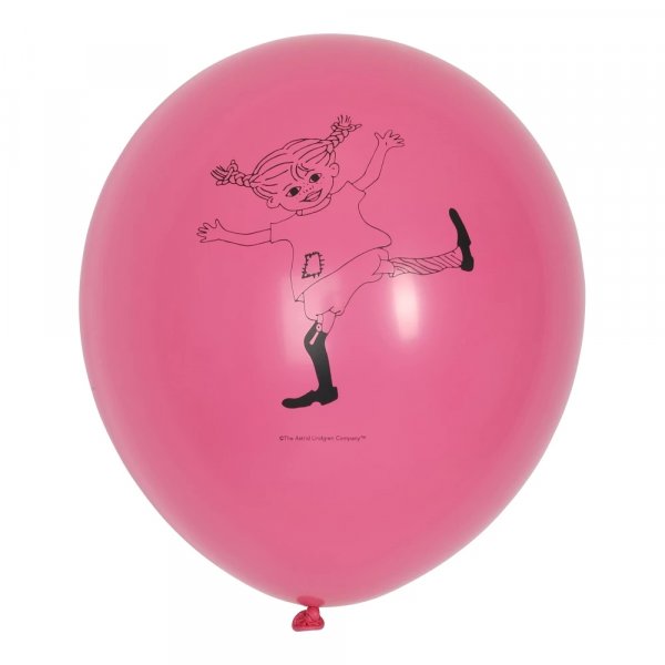 Ballonger - Pippi Langstrømpe - 8-pakning Ballonger - Pippi Langstrømpe - 8-pakning