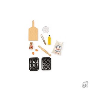 Julenissetilbehør - Kakebaking - Sett Julenissetilbehør - Kakebaking - Sett