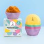 Silikonform - Muffinsformer - Super Streussel - Blandede farger - 12 stk Silikonform - Muffinsformer - Super Streussel - Blandede farger - 12 stk