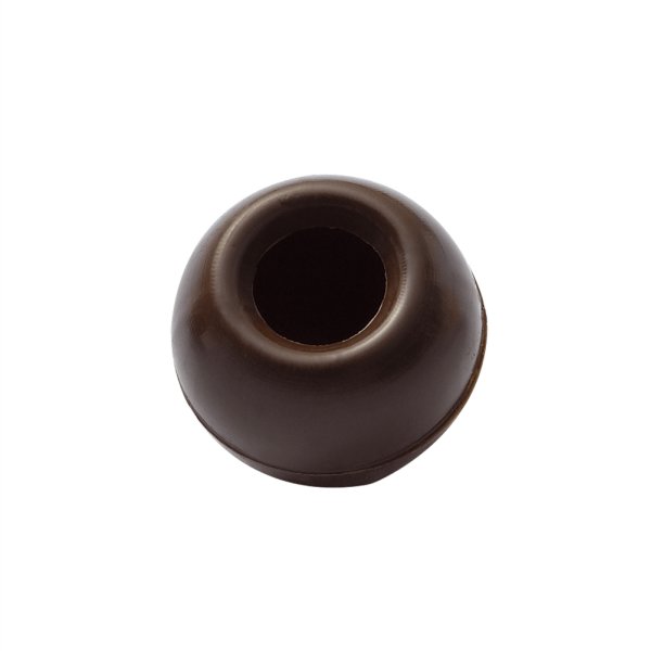 Ferdige pralinskjell - Runde tr�ffelskjell - M�rk sjokolade - Callebaut - ca. 115 stk