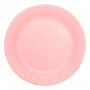 Papptallerkener - Rosa 23 cm - 16-pakning Papptallerkener - Rosa 23 cm - 16-pakning