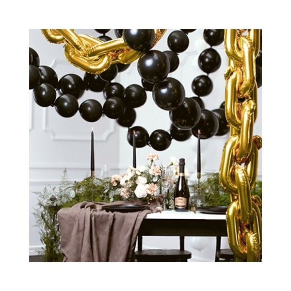 Koblingsballonger - Svart - 28 cm - 20 stk Koblingsballonger - Svart - 28 cm - 20 stk