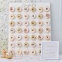 Stor donut wall - Gold wedding