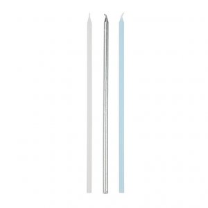 Lange kakelys - We Love Blue - 16 stk Lange kakelys - We Love Blue - 16 stk