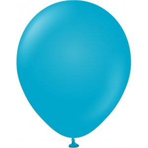 Ballonger ensfargede - Premium 45 cm - Bltt glass