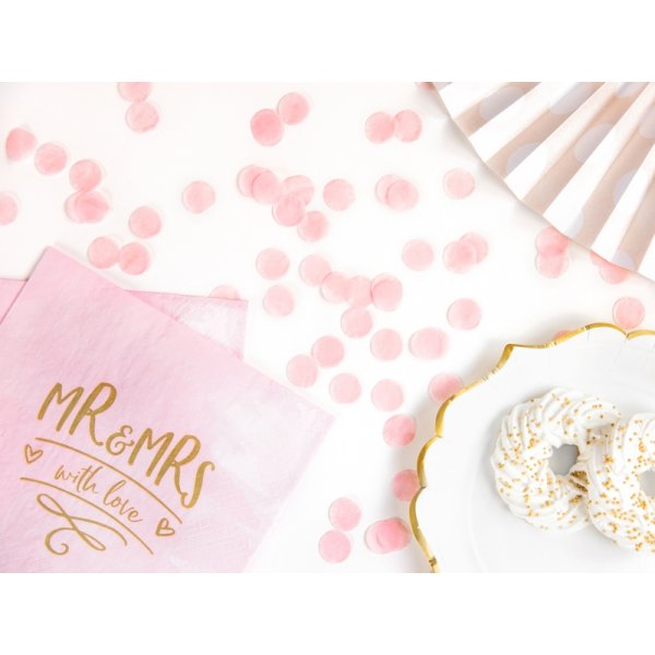 Papirkonfetti - Lys rosa