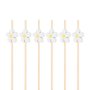 Snackpinner/Drikkepinner - Blomst - 12 cm - 25 stk Snackpinner/Drikkepinner - Blomst - 12 cm - 25 stk