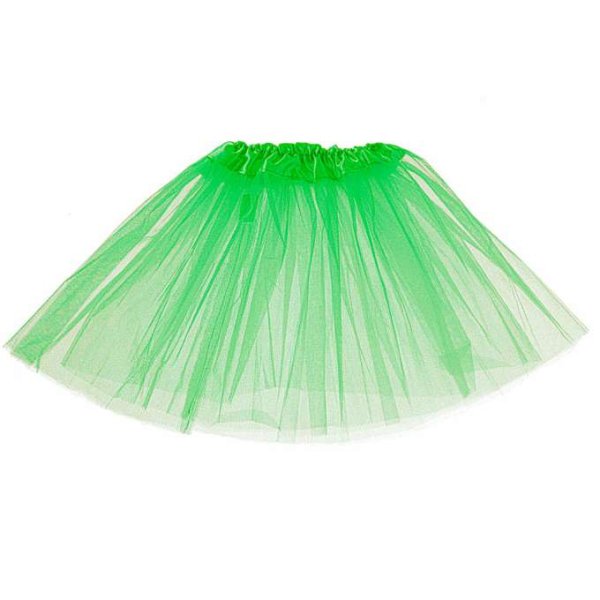 Tyllskj�rt-tutu til barn Gr�nn 29 cm - Kostyme