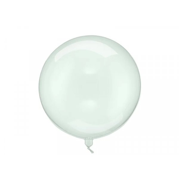 Rund ballong - Gjennomsiktig grønn - 40 cm Rund ballong - Gjennomsiktig grønn - 40 cm