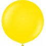 Ballonger ensfargede - Premium 60 cm - Gul - 2-pakning