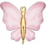 Folieballong - Sommerfugl - Rosa