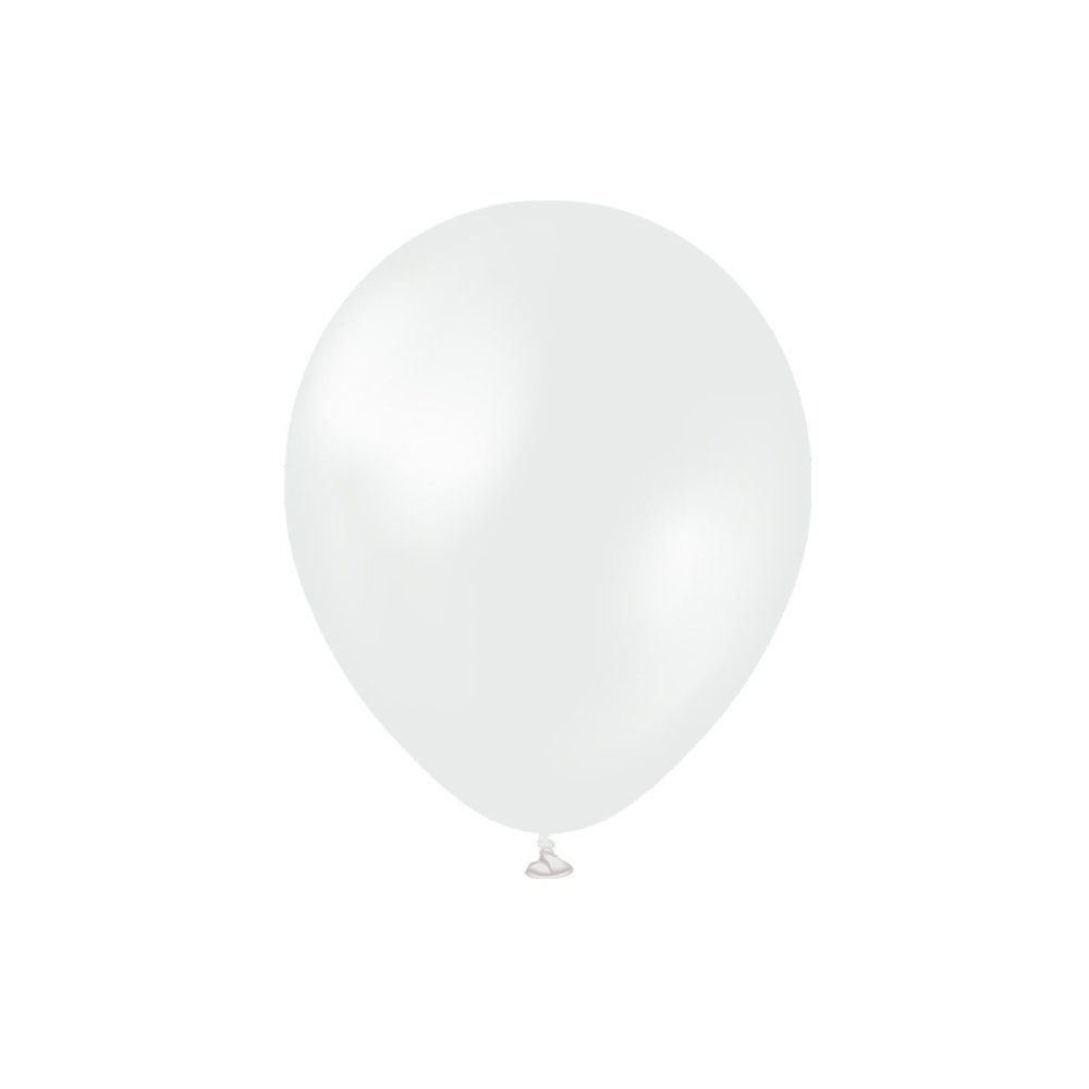Lateksballonger – Perlehvit – 28 cm – 50-pakning – Utdrikningslag