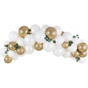 Ballongbue - 2m - Hvit/Gull