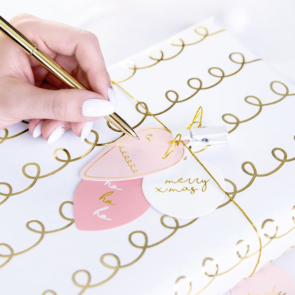 Tagger - Rosa jul - 12-pakning Tagger - Rosa jul - 12-pakning