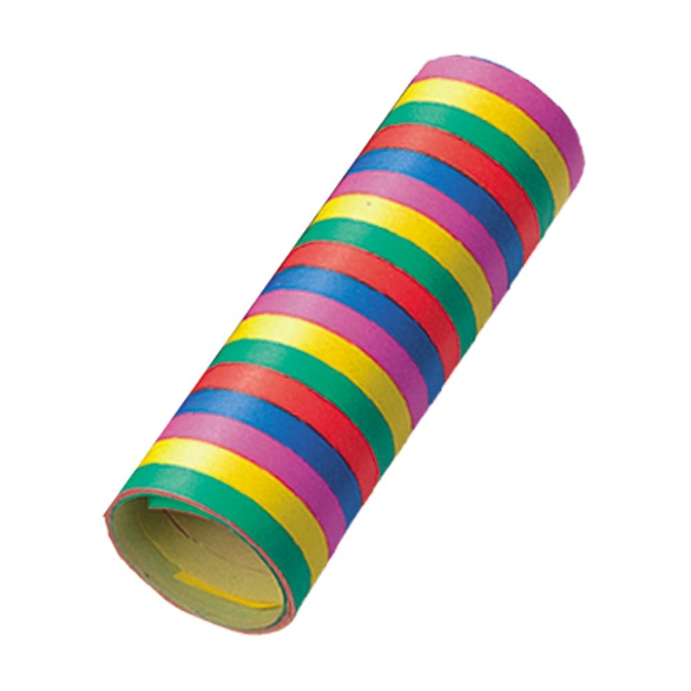 Serpentiner – Blandede farger – 18×4 m – 5-pakning – Serpentiner, Små dekorasjoner