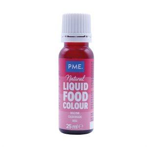 100 % naturlig flytende konditorfarge - Rose - PME - 25 ml KOPI