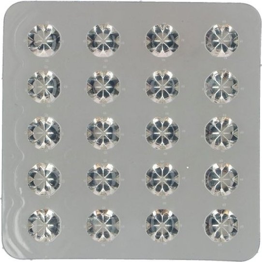 Spiselige diamanter - Klar - Funcakes - 20 stk Spiselige diamanter - Klar - Funcakes - 20 stk