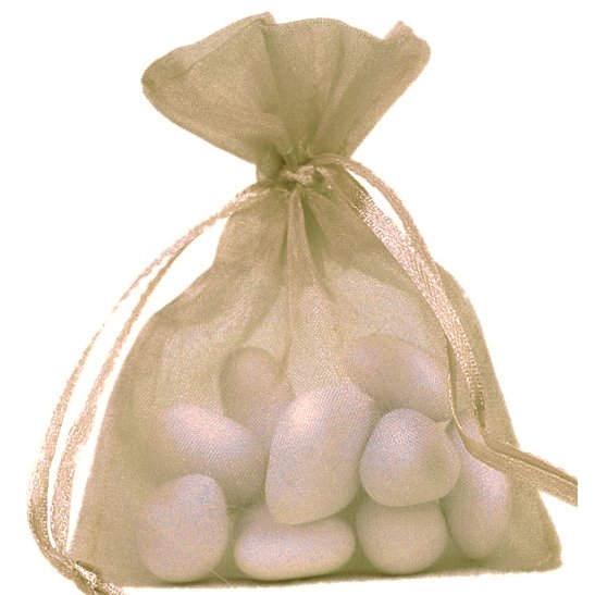 Organzaposer - Taupe - 10-pakning Organzaposer - Taupe - 10-pakning