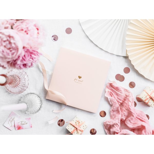 Gjestebok - Ste minner - Rosa